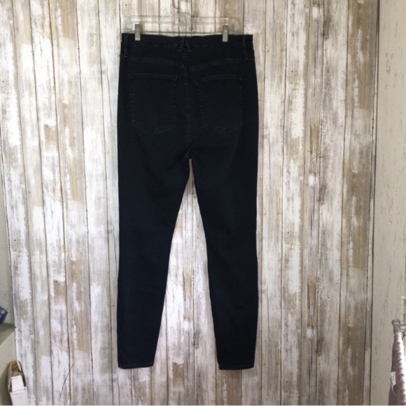 NWT Good American Good Leg High Rise Distressed Skinny Blue 308 - Picture 3 of 9